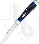 W.R. Case Trapper 02800 - Blue Bone, Rogers Corn Cob Jig (6254 SS)