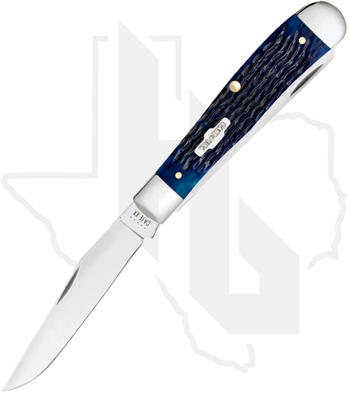 W.R. Case Trapper 02800 - Blue Bone, Rogers Corn Cob Jig (6254 SS)