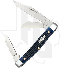 W.R. Case Medium Stockman 02806 - Blue Bone, Rogers Corn Cob Jig (6344 SS)