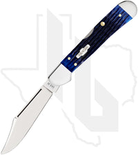 W.R. Case Mini CopperLock 02864 - Blue Bone, Rogers Corn Cob Jig (61749L SS)
