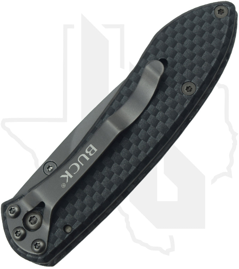 Buck Nobleman 0327CFS - Carbon Fiber Graphic Stainless Steel
