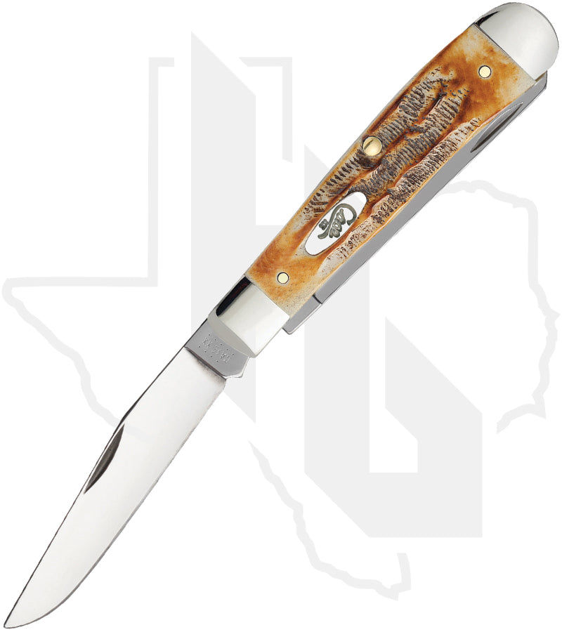 W.R. Case Trapper 03573 - 6.5 BoneStag, Jigged (6.5254 SS)