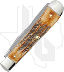 W.R. Case Trapper 03573 - 6.5 BoneStag, Jigged (6.5254 SS)