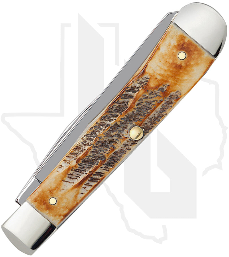 W.R. Case Trapper 03573 - 6.5 BoneStag, Jigged (6.5254 SS)