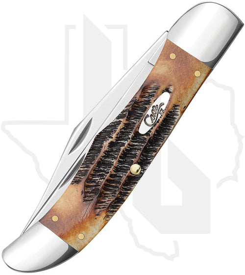 W.R. Case Folding Hunter 03574 - BoneStag, Jigged (6.5265 SS)