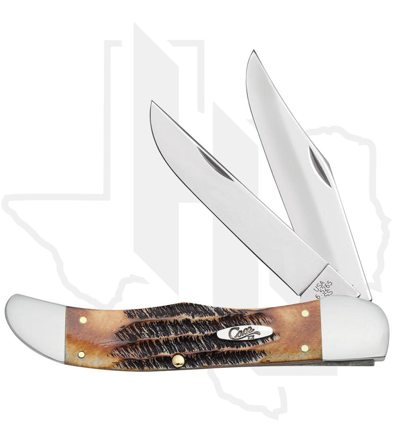 W.R. Case Folding Hunter 03574 - BoneStag, Jigged (6.5265 SS)