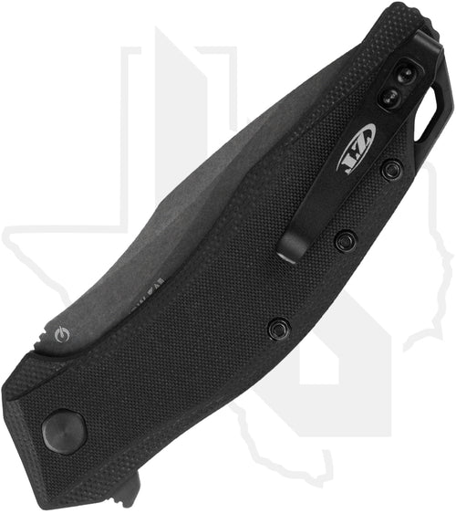Zero Tolerance 0357BW - Black G-10, Blackwashed