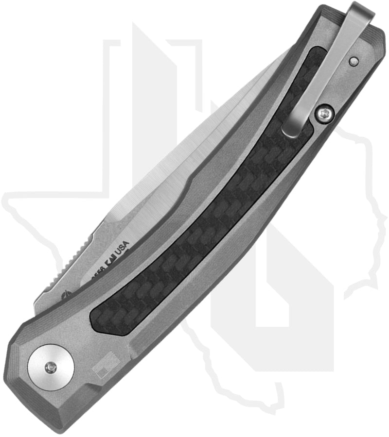 Zero Tolerance 0556 - Titanium, Carbon Fiber Inlay, Satin