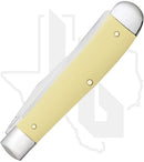 W.R. Case Trapper 06089 - Yellow Synthetic, Smooth, Dont Tread on Me (3254 SS)