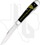 W.R. Case Trapper 06090 - Black Synthetic, Smooth, Dont Tread on Me (2254 SS)
