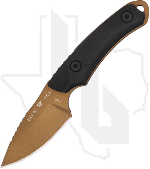 Buck Alpha Scout Backcountry 0662BKS1 - Black Veraflex Rubber and GFN, Bronze Cerakote