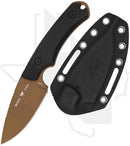 Buck Alpha Hunter Backcountry 0664BKS1 - Black Veraflex Rubber and GFN, Bronze Cerakote