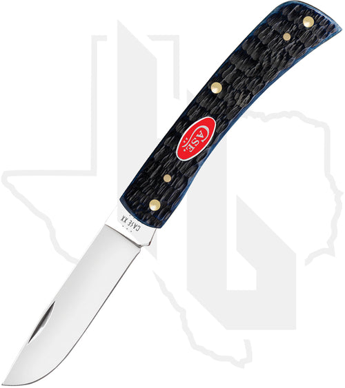 W.R. Case Sod Buster Jr 06890 - Navy Blue Bone, Rogers Jig (6137 SS)