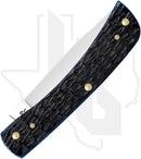 W.R. Case Sod Buster Jr 06890 - Navy Blue Bone, Rogers Jig (6137 SS)