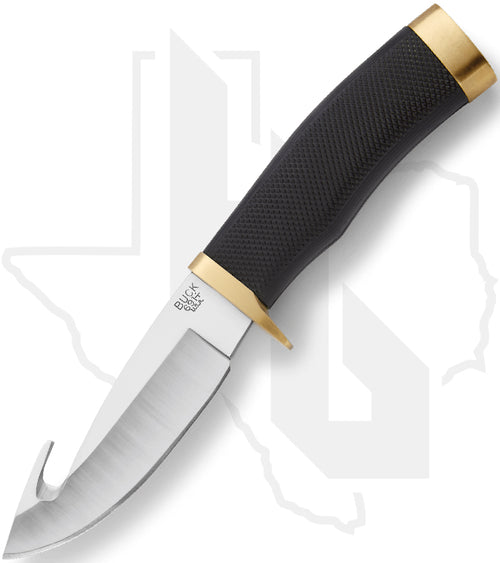 Buck Zipper 0691BKG - Black Rubber, Guthook
