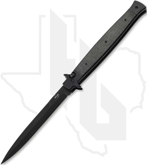 Boker Plus Stiletto 5.0 All Black 06EX753 - Black Micarta