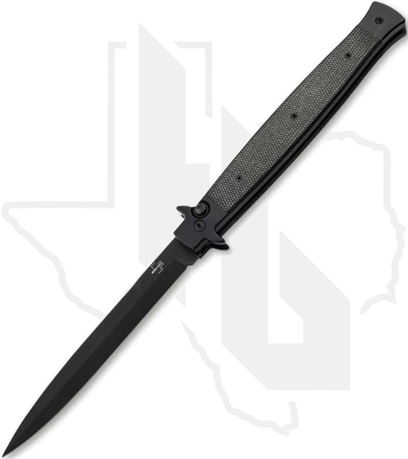 Boker Plus Stiletto 5.0 All Black 06EX753 - Black Micarta