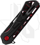 Buck Mini Trace Ops 0813BKS - Black/Red Aluminum