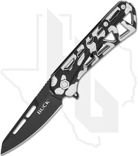 Buck Mini Trace Ops 0813CMS - Black & White Camo Aluminum