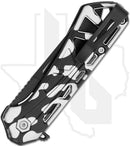 Buck Mini Trace Ops 0813CMS - Black & White Camo Aluminum
