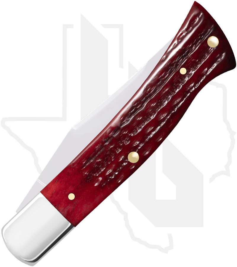 W.R. Case Axe Handle 10299 - Pocket Worn, Old Red Bone, Corn Cob Jig (BR61135 SS)
