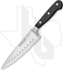 Wusthof Classic 6 in. Chef's Knife 1040100216 - Black, Hollow Edge
