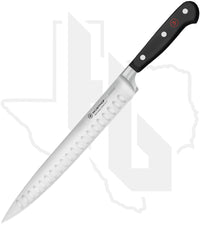 Wusthof Classic 9 in. Carving Knife 1040100823 - Black, Hollow Edge