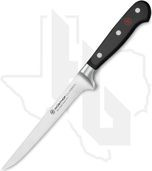 Wusthof Classic 6 in. Flexible Boning Knife 1040101416 - Black