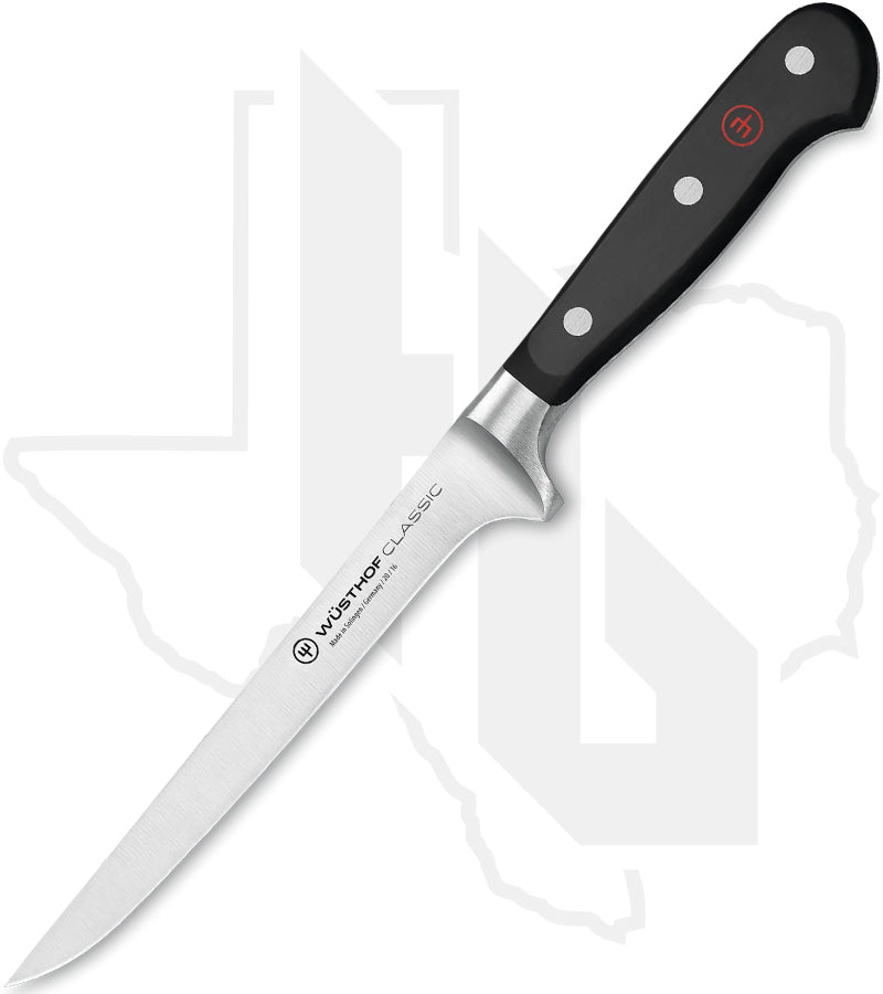Wusthof Classic 6 in. Flexible Boning Knife 1040101416 - Black