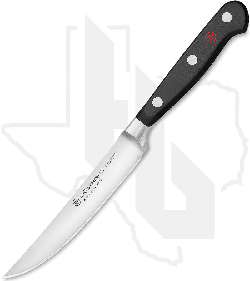 Wusthof Classic 4.5 in. Steak Knife 1040101712 - Black