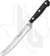 Wusthof Classic 5 in. Tomato Knife 1040101914 - Black