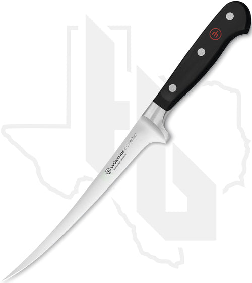 Wusthof Classic 7 in. Flexible Fillet Knife 1040103818 - Black