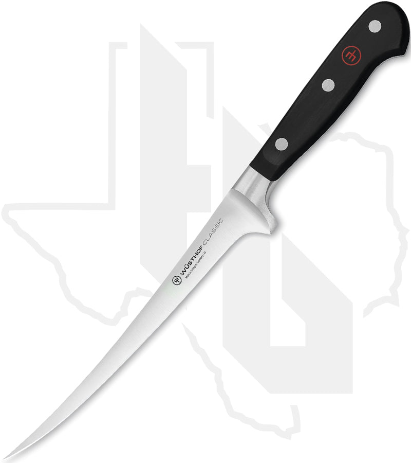 Wusthof Classic 7 in. Flexible Fillet Knife 1040103818 - Black