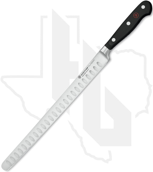 Wusthof Classic 10 in. Ham Slicer 1040106626 - Black, Hollow Edge