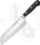 Wusthof Classic 7 in. Santoku 1040131317 - Black, Hollow Edge