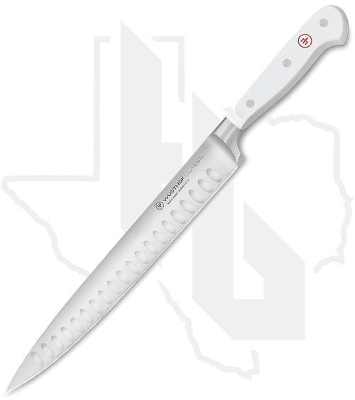 Wusthof Classic 9 in. Carving Knife 1040200823 - White, Hollow Edge