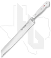 Wusthof Classic 9 in. Double Serrated Bread Knife 1040201123 - White