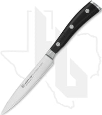 Wusthof Classic Ikon 4.5 in. Utility Knife 1040330412 - Black
