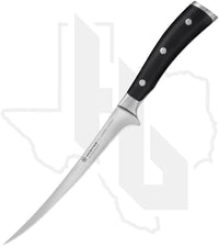 Wusthof Classic Ikon 7 in. Fillet Knife 1040333818 - Black