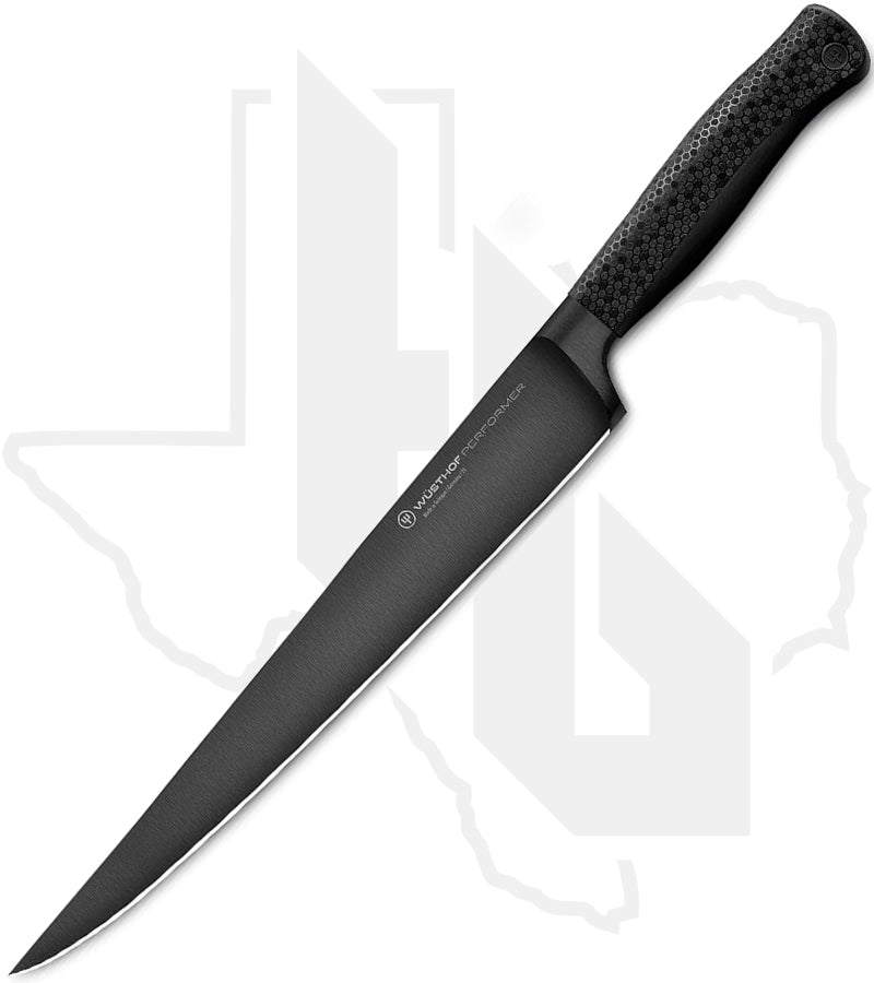 Wusthof Performer 10 in. Carving Knife 1061204826 - Black Polymer, DLC