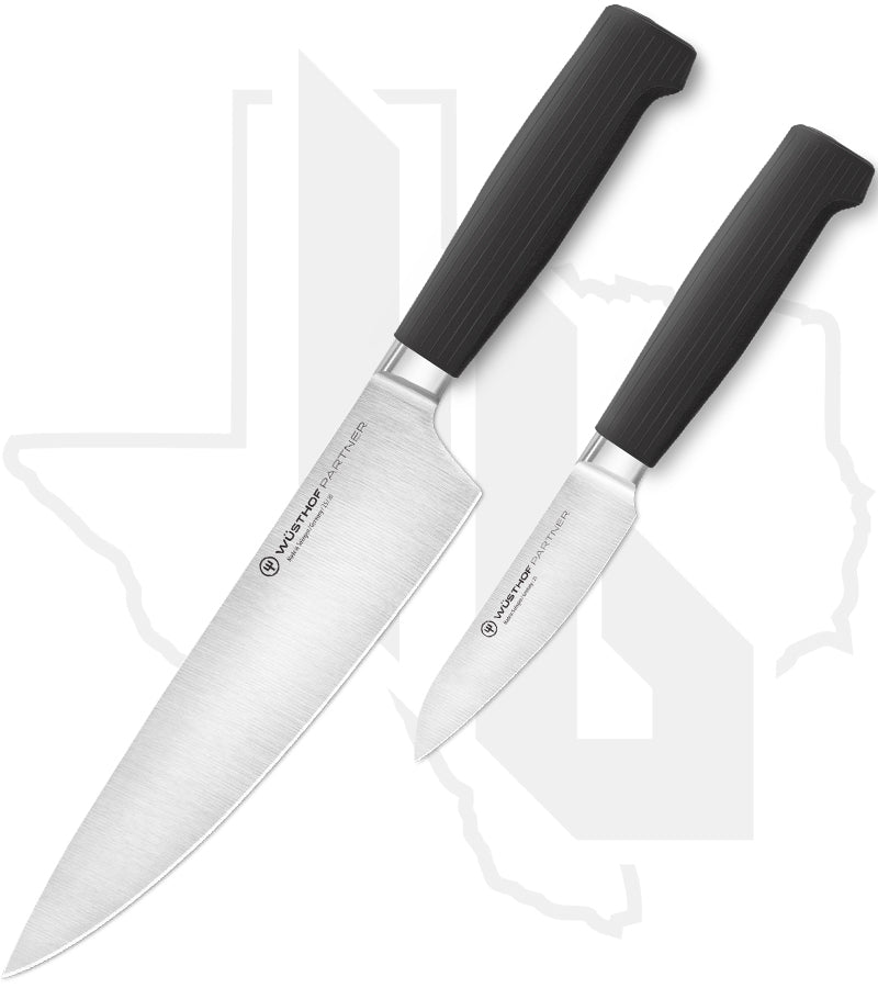 Wusthof Partner 2 Pc Knife Set 1061860201 - Black Polymer