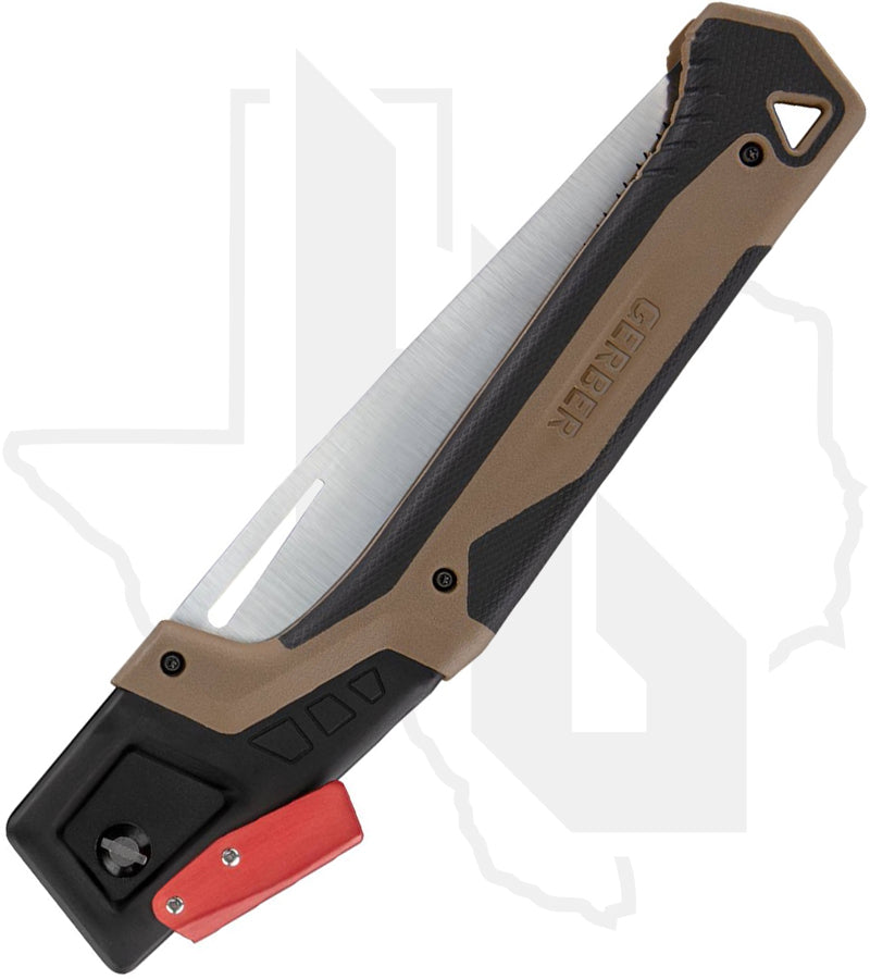 Gerber Bushcraft Saw 1067465 - Black/Tan, Foldable