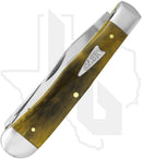 W.R. Case Trapper 10865 - Olive Green Bone, Smooth (6254 SS)