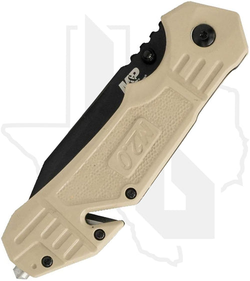 Smith & Wesson M&P M2.0 1100076 - FDE Rubberized Aluminum, Black Oxide