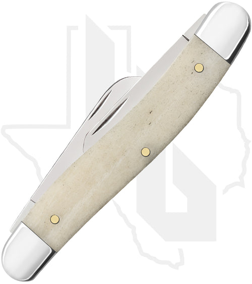 W.R. Case Medium Stockman 11021 - Natural Bone, Smooth (6318 SS)