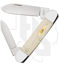 W.R. Case Canoe 11023 - Natural Bone, Smooth (62131 SS)