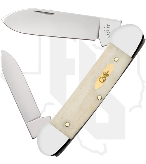 W.R. Case Canoe 11023 - Natural Bone, Smooth (62131 SS)
