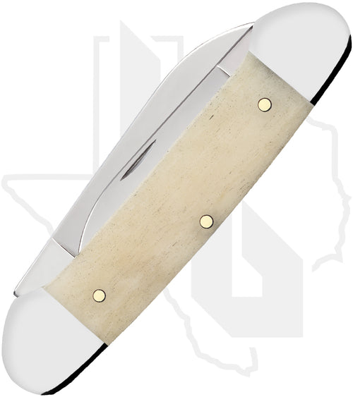 W.R. Case Canoe 11023 - Natural Bone, Smooth (62131 SS)