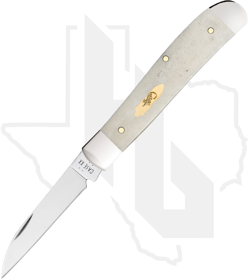 W.R. Case Mini Trapper 11025 - Natural Bone, Smooth (6107W SS)