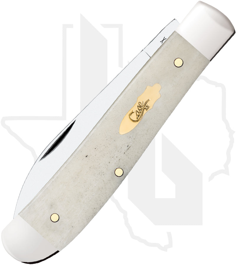 W.R. Case Mini Trapper 11025 - Natural Bone, Smooth (6107W SS)